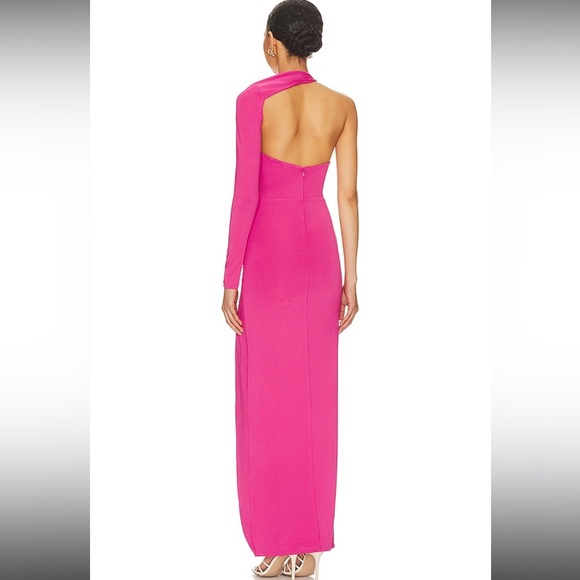 Superdown pink slit dress - Picture 4 of 5